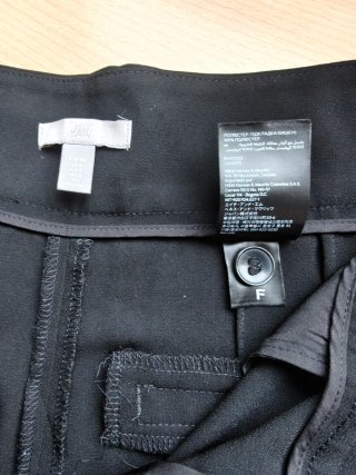 Pantalón corto negro H&M