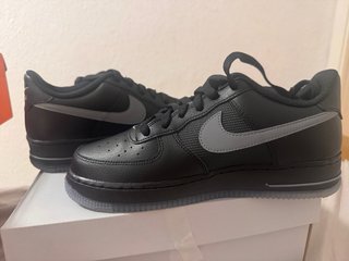Nike Air Force 1 GS Negro/Gris