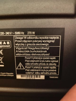 Televisión Plasma Panasonic Negra