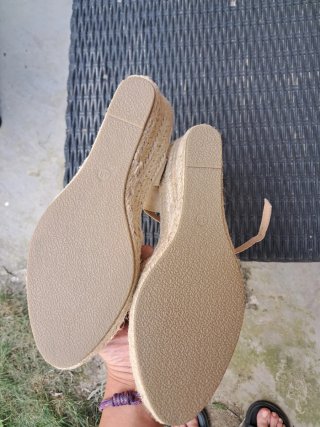 Sandalias Beige Mujer