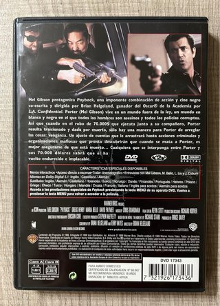 DVD Payback Mel Gibson
