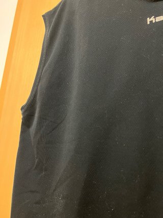 Camiseta sin mangas Kalenji negra