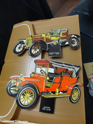Lote 18 Cromos Coches Época Casen Troquelados