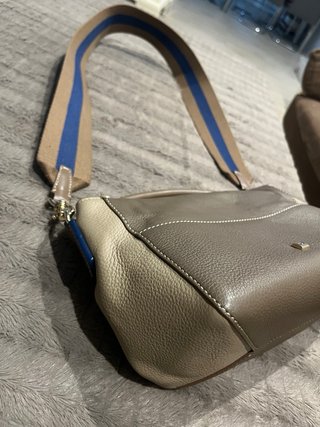Bolso Purificación García Beige y Gris