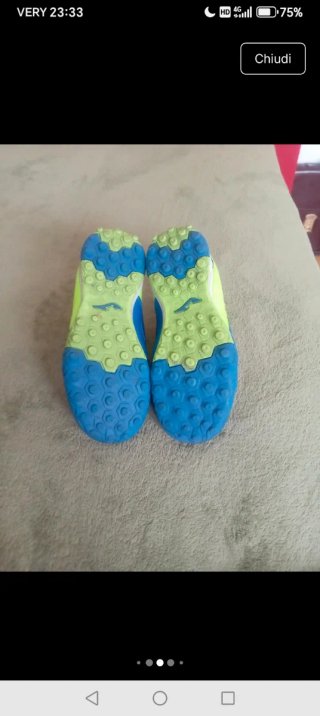 Scarpe calcetto sint. Joma n.32