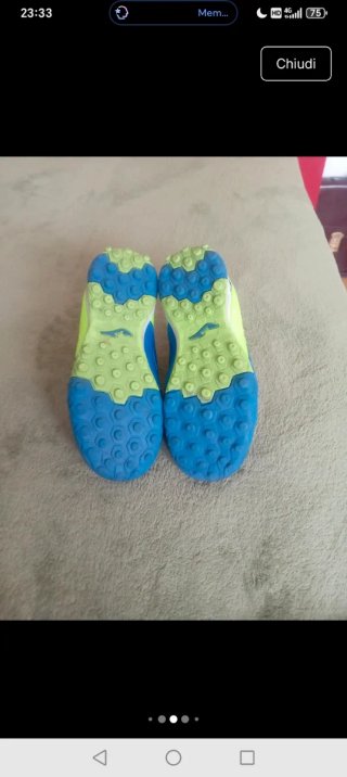 Scarpe calcetto sint. Joma n.32