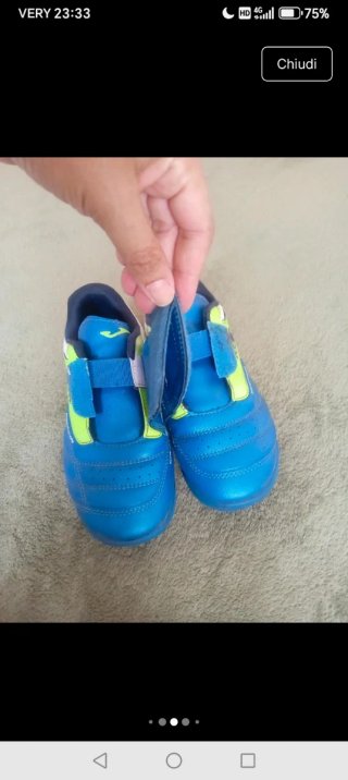 Scarpe calcetto sint. Joma n.32