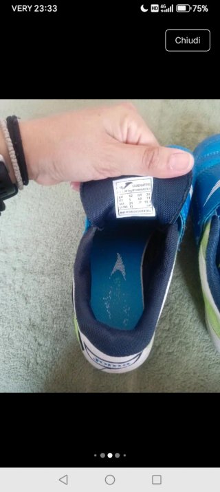 Scarpe calcetto sint. Joma n.32