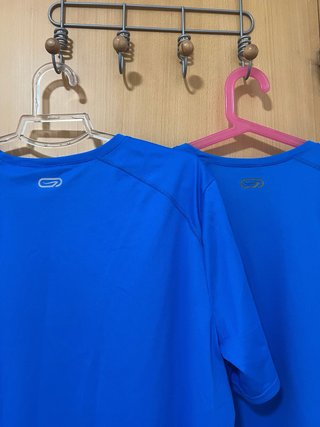 Pack 2 Camisetas Deportivas Azules Kalenji