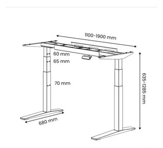 Mesa escritorio elevable con cajón Flexispot E7Pro