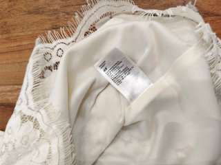 Blusa H&M encaje blanca Talla L
