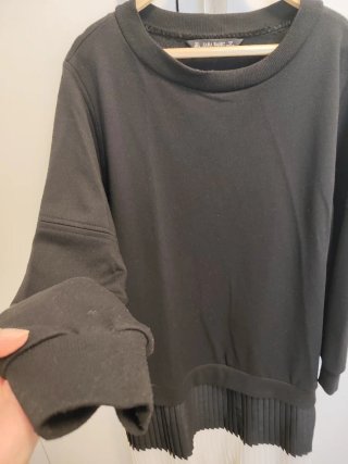 Vestido Zara Negro y Blanco Talla L
