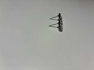 Pendientes Chanel Plata con Cristales