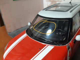 Mini Cooper Norev 1/18 Rojo