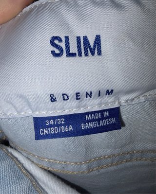 Pantalones vaqueros hombre azul claro