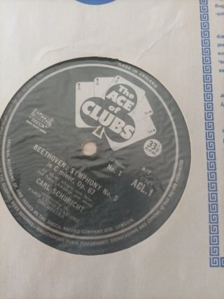Vinilo Beethoven Sinfonía No. 5 Carl Schuricht