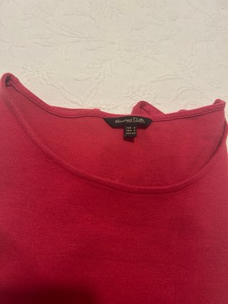 Vestido corto rojo talla S