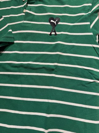 Polo Puma Ami Paris Verde Talla XL