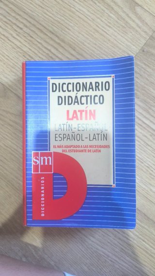 Pack libro de latín + diccionario de latín