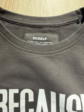 Sudadera Ecoalf Gris Talla XL
