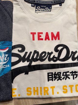 Pack 2 Camisetas Superdry Talla XL