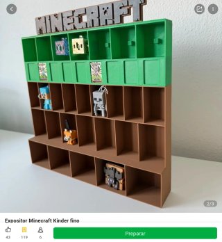 Expositor Minecraft Kinder