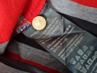 Polo Tommy Hilfiger Rayas Rojo y Azul