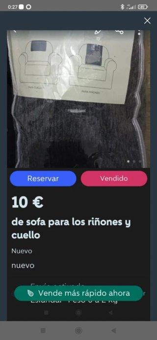 Cojín sofá cervical y lumbar negro