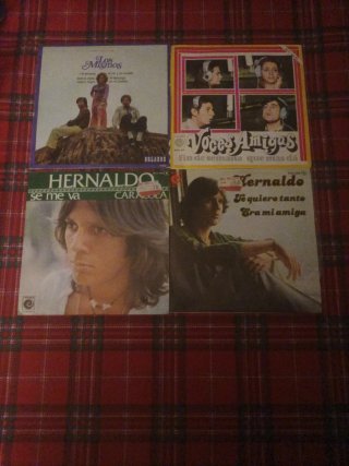 Lote  28 Vinilos Gianni Nazzaro, Sandro Giacobbe,