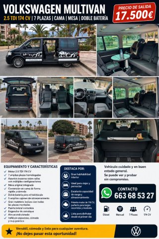 Volkswagen Multivan 2.5 TDI 174 CV – Camper | 7P