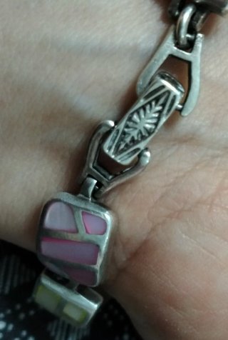 Pulsera de Plata y Nácar
