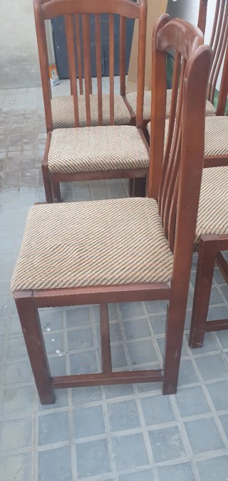 6 sillas de madera