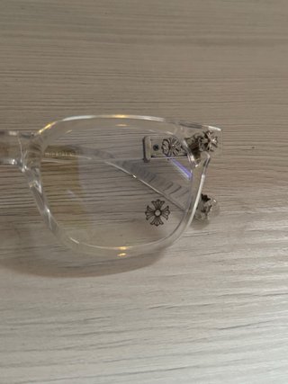 Gafas Montura Transparente Chrome Hearts Plata