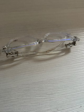 Gafas Montura Transparente Chrome Hearts Plata