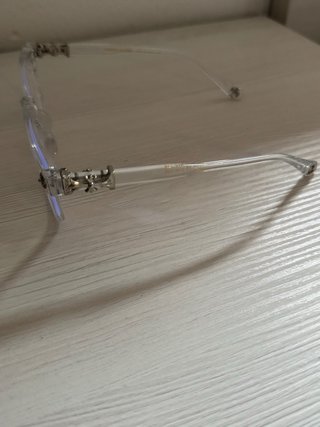 Gafas Montura Transparente Chrome Hearts Plata