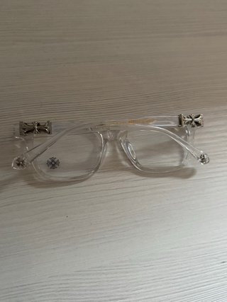 Gafas Montura Transparente Chrome Hearts Plata