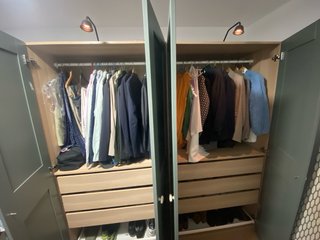 Armario dos modulos IKEA verde