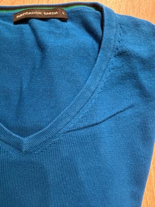 Jersey Purificación García Azul Talla L