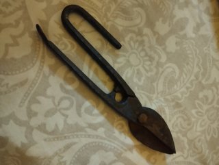 Tijeras antiguas de forja