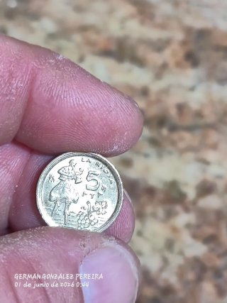 Moneda 5 Pesetas España La Rioja