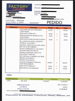 COLCHÓN GELMAX SPRINGBOX 150x190