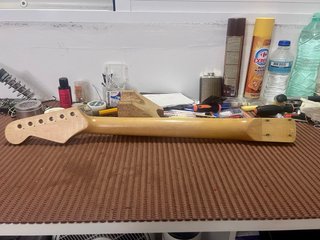 Mástil guitarra eléctrica