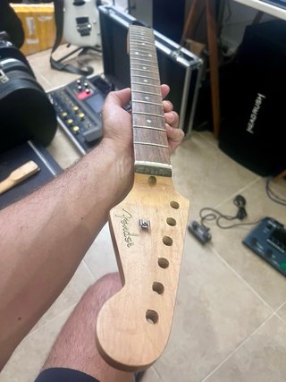 Mástil guitarra eléctrica
