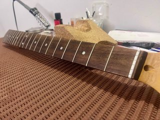 Mástil guitarra eléctrica