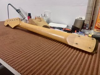 Mástil guitarra eléctrica