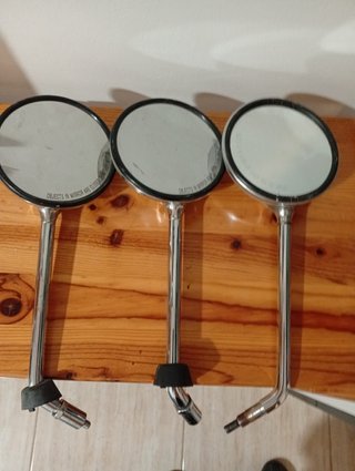Espejos Retrovisores Moto/Scooter Cromados