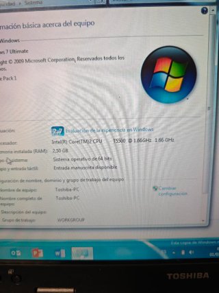 Toshiba Portátil Táctil