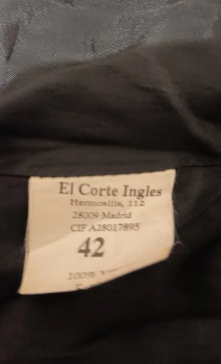 Vestido negro tirantes talla 42