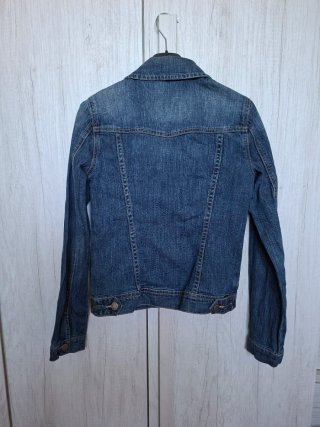 Giubbino jeans Benetton blu
