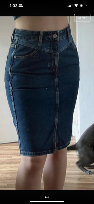 Falda vaquera Pepe Jeans azul